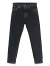 Brunello Cucinelli Five-pocket Denim Jeans With Belt Loops In Black