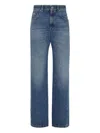 Brunello Cucinelli Authentic Denim Column Jeans With Jewelry Clothing In Black