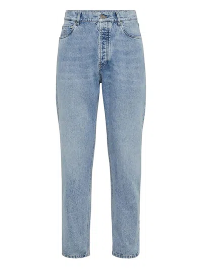 Brunello Cucinelli Denim Cotton Jeans In Blue