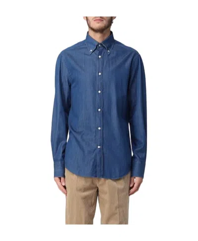 BRUNELLO CUCINELLI BRUNELLO CUCINELLI BUTTONED DENIM SHIRT