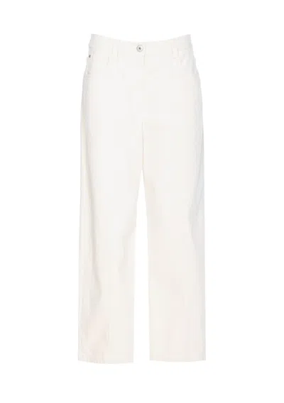 BRUNELLO CUCINELLI DENIM CROPPED PANTS