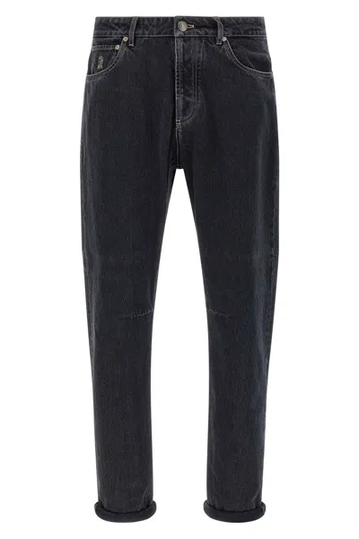 BRUNELLO CUCINELLI 'DENIM GREY' JEANS