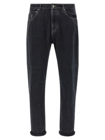 BRUNELLO CUCINELLI BRUNELLO CUCINELLI 'DENIM GREY' JEANS