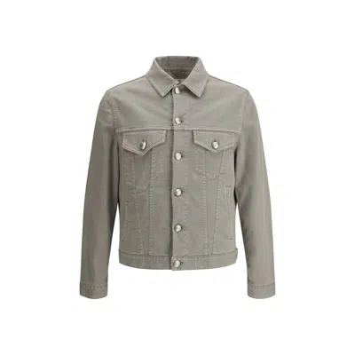 Brunello Cucinelli Denim Jacket In Bicolor