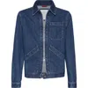 Brunello Cucinelli Zip-fastening Patch-pocket Denim Jacket In Brown