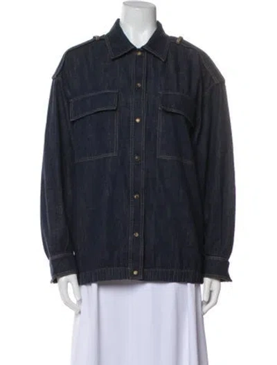 Pre-owned Brunello Cucinelli Denim Jacket In Blue