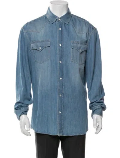 Pre-owned Brunello Cucinelli Denim Jacket In Blue