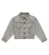 Brunello Cucinelli Stonewashed Denim Jacket In Blue