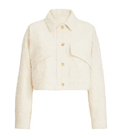 Brunello Cucinelli Denim Jacket In Neutral