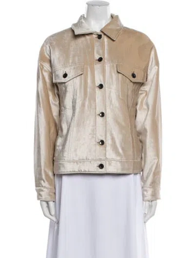 Pre-owned Brunello Cucinelli Denim Jacket In Neutral