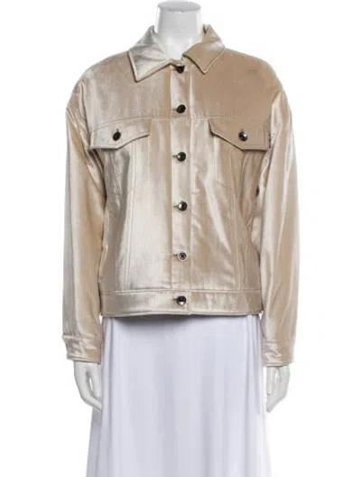 Pre-owned Brunello Cucinelli Denim Jacket In Neutral