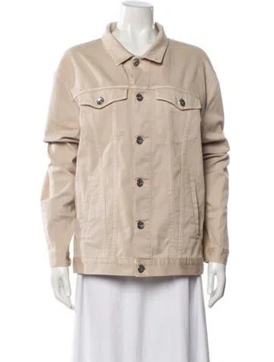 Pre-owned Brunello Cucinelli Denim Jacket In Neutral
