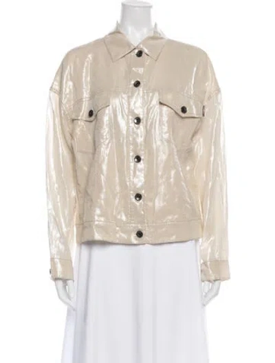 Pre-owned Brunello Cucinelli Denim Jacket In Neutral
