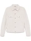 Brunello Cucinelli Men Overshirt In Neutrals