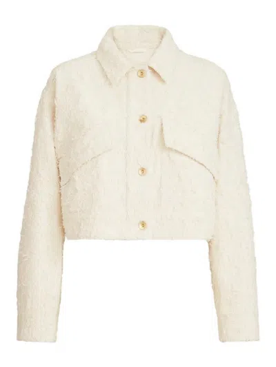 Brunello Cucinelli Denim Jacket In White