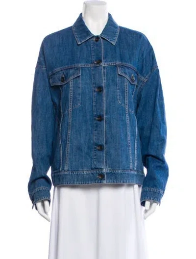 Pre-owned Brunello Cucinelli Denim Jacket W/ Tags In Blue