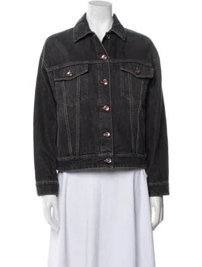 Pre-owned Brunello Cucinelli Denim Jacket W/ Tags In Gray