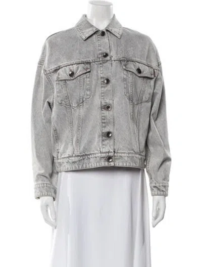 Pre-owned Brunello Cucinelli Denim Jacket W/ Tags In Gray