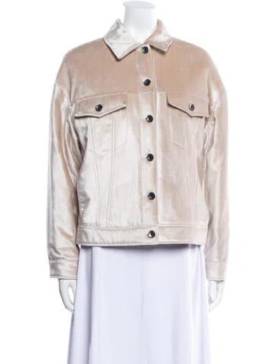 Pre-owned Brunello Cucinelli Denim Jacket W/ Tags In Neutral