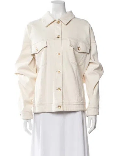 Pre-owned Brunello Cucinelli Denim Jacket W/ Tags In Neutral