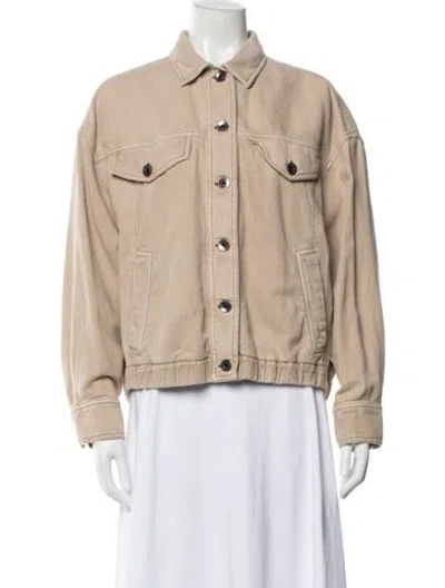 Pre-owned Brunello Cucinelli Denim Jacket W/ Tags In Neutral