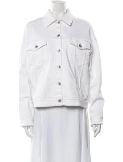 Pre-owned Brunello Cucinelli Denim Jacket W/ Tags In White