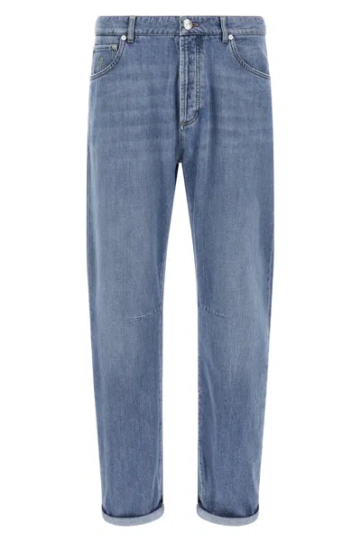 Brunello Cucinelli Denim Jeans In Blue