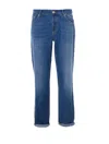 Brunello Cucinelli Denim Jeans In Pattern