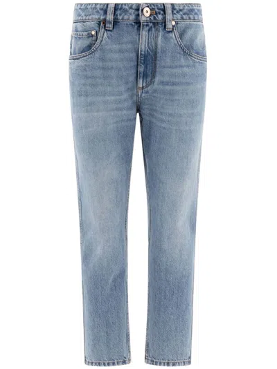 Brunello Cucinelli Denim Jeans In Blue