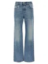Brunello Cucinelli Light Blue Wide-leg Jeans In Light Blue