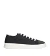 Brunello Cucinelli Denim Low-top Sneakers In Navy