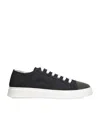 Brunello Cucinelli Denim Low-top Sneakers In Navy