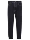 Brunello Cucinelli Five-pocket Denim Jeans With Belt Loops In Blue