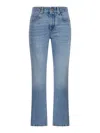 Brunello Cucinelli Denim Pants In Blue