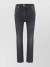 Brunello Cucinelli Jeans With Shiny Leather Tab