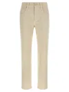 Brunello Cucinelli Denim Pants Jeans White In Neutral