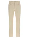 Brunello Cucinelli Denim Pants Jeans White In Neutral