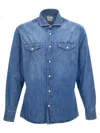 Brunello Cucinelli Men Denim Shirt