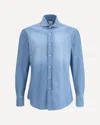 Brunello Cucinelli Denim Shirt In Blue