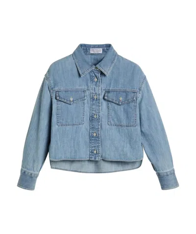 BRUNELLO CUCINELLI DENIM SHIRT