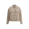 Brunello Cucinelli Linen-blend Denim Jacket