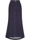 Brunello Cucinelli Denim Skirt With Belts And Pockets