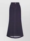 Brunello Cucinelli Denim Skirt With Belts And Pockets