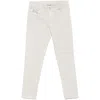 Brunello Cucinelli Slim-fit Straight-leg Logo-embroidered Jeans