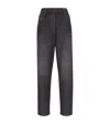 Brunello Cucinelli Denim Trousers In Black
