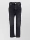 BRUNELLO CUCINELLI DENIM TROUSERS CONTRAST STITCHING