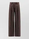 Brunello Cucinelli Women Denim Trousers With Lurex Profile