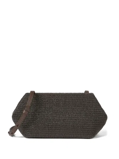 Brunello Cucinelli Detachable Cross Body Bag In Black