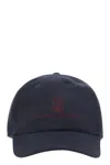 Brunello Cucinelli Logo Embroidered Baseball Cap