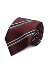 Brunello Cucinelli Diagonal-stripe Tie In Red